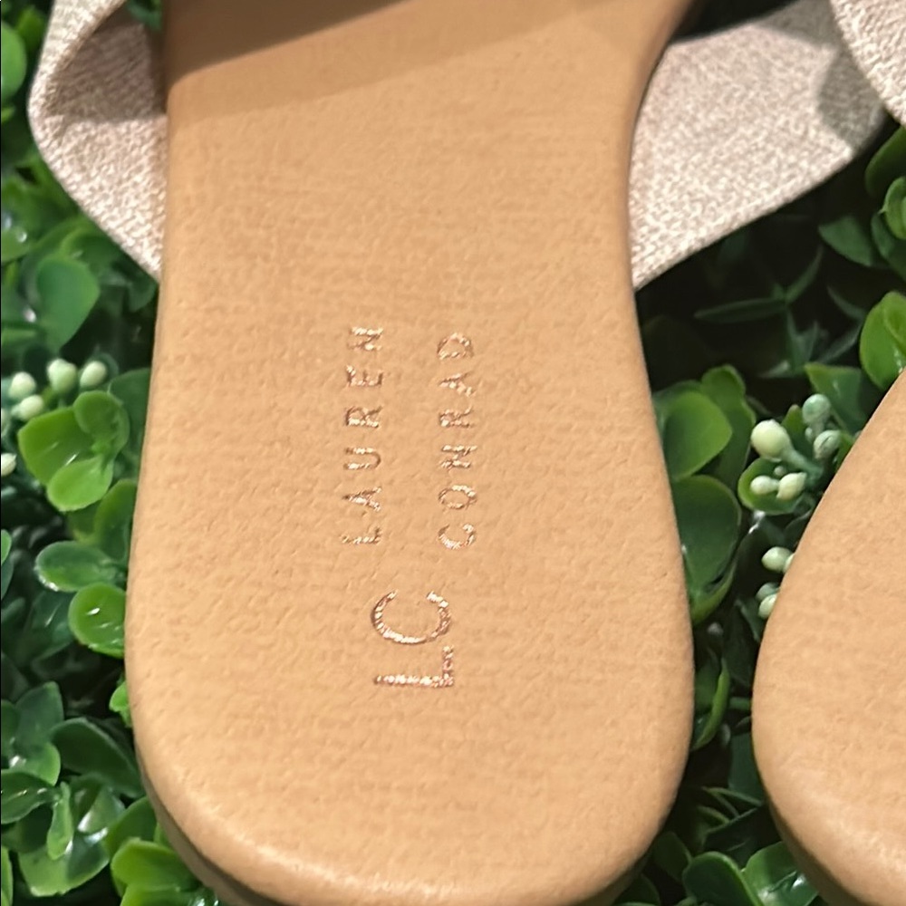 LC Lauren Conrad Tan Minimalist Slide Sandals - Picture 4 of 8